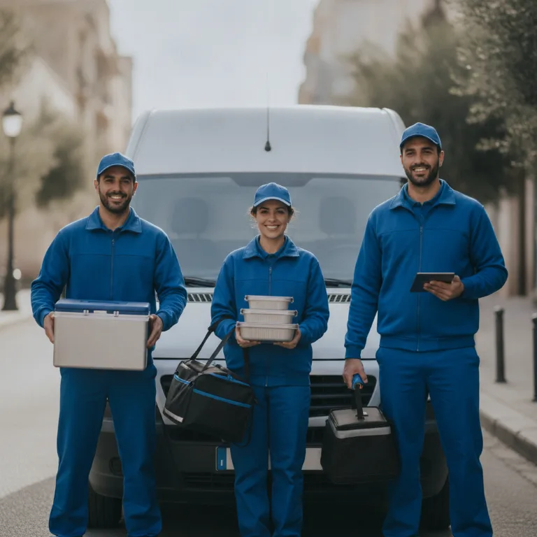 Entrega de Comidas equipo en Benidorm